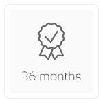 36 Months (3 years) Warranty + Free Pick-up & Return (EU countries and UK only)