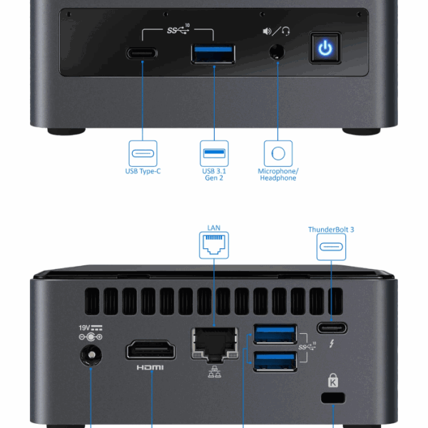 Intel NUC10i5FNH Core i5 Linux Mini-Pc | Laptopwithlinux.com