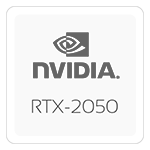 NVIDIA GeForce RTX-2050 – 4GB DDR6